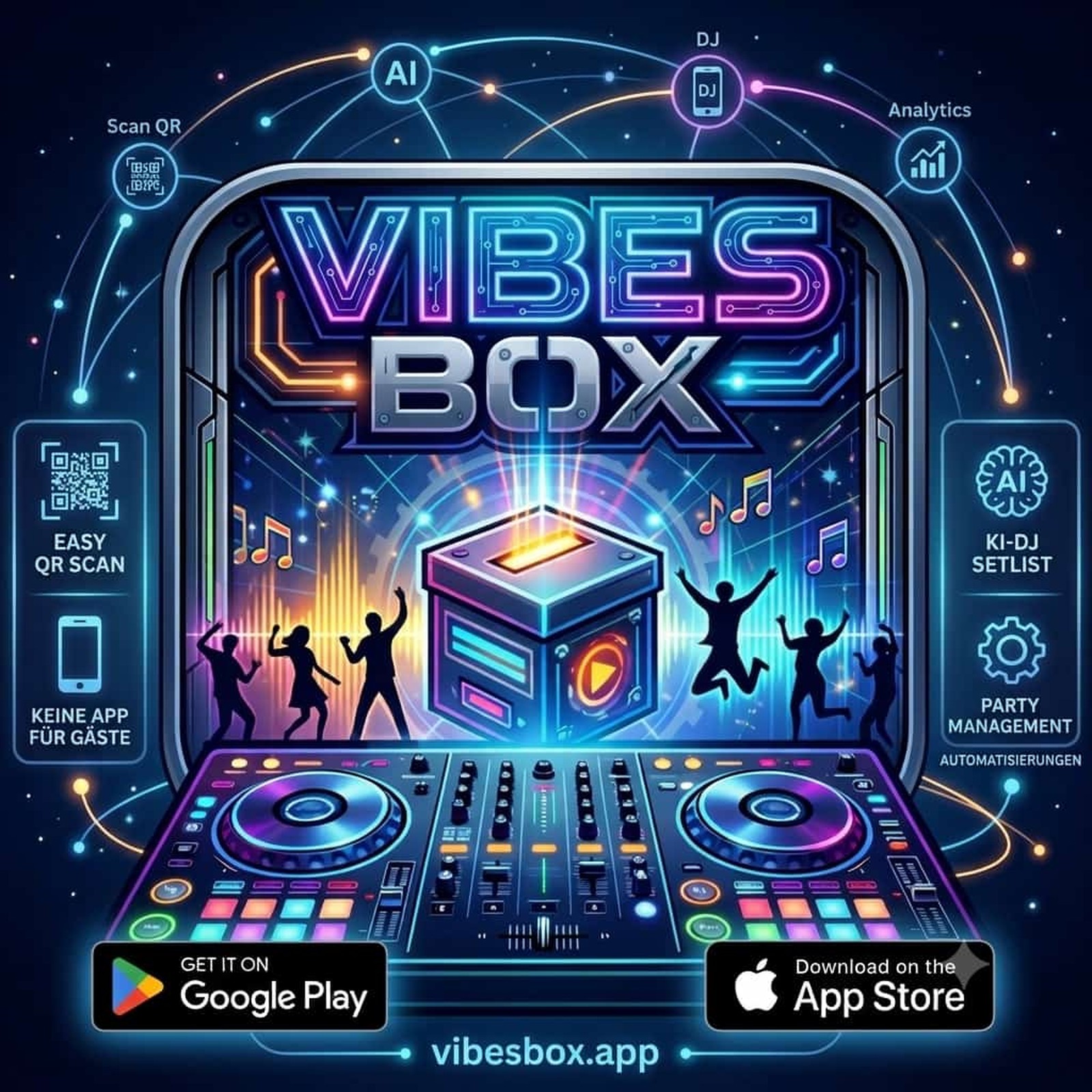 VibesBox – Features